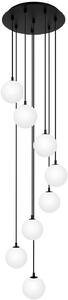 Kaja Aspen lampă suspendată x10 W alb-negru K-5552