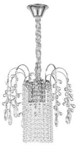 Lampă suspendată din cristal SWE089-CP 30cm CHROME