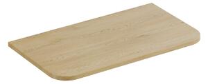 Comad Ovalia Cremona blat 80.4x45.8 cm stejar OVALIA CREMONA 89-80-46 M