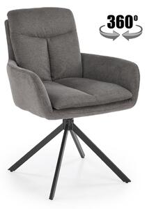 Scaun de dining pivotant K536, gri