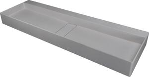 Deante Blur lavoar 120x40 cm dreptunghiular de blat gri/piatră mat CQB_SU2S