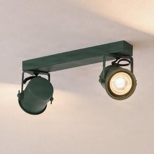 Argon Spot de tavan Canico, 2 becuri, verde, Verde, Camera de zi / sufragerie, Metal, Modern
