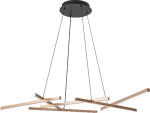 Rabalux Severine lampă suspendată inteligentă 5x40 W alb-negru-auriu 72369
