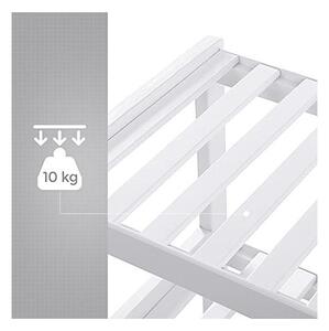 Raft pentru pantofi Model Quinn, Alb, 70x26x55 cm