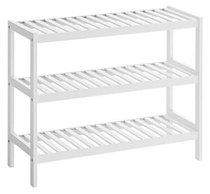 Raft pentru pantofi Model Quinn, Alb, 70x26x55 cm