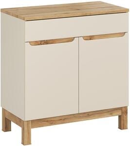 Set dulap Comad Bali Cashmere BALI CASHMERE 82-80-46-2D, blat Comad Adel Oak BLAT UN. 89-80-B WOTAN