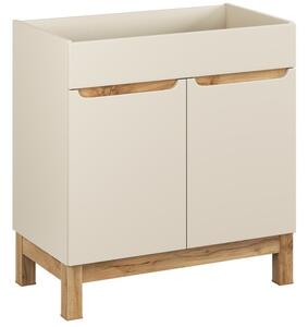 Comad Bali Cashmere dulap 80x46x84 cm sub chiuveta pe picioare bej BALI CASHMERE 82-80-46-2D
