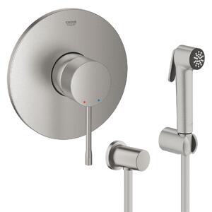 Set baterie de duș Grohe Essence 24057DC1, set baterie bideu Grohe Tempesta 27513DC1, 27057DC0