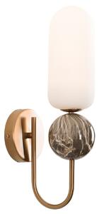 MaxLight Nova lampă de perete 1x7 W alb-auriu W0380
