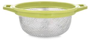 Strecuratoare inox 18cm, verde, Drop