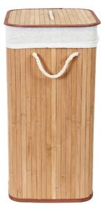 Coș de rufe în culoare naturală din bambus 78 l Bamboo – Compactor