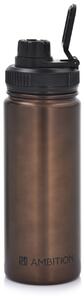 Sticla termica 550ml, maro, Gym