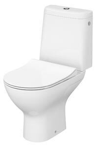 Cersanit Colour wc compact cu capac soft-close cu spălare turbionară alb K103-050