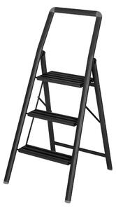 Scară Wenko Compact, înălțime 114,5 cm, negru
