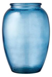 Vază de sticlă Bitz Kusintha, ø 14 cm, albastru