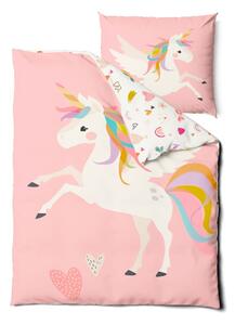 Lenjerie de pat pentru copii din bumbac 140x200 cm Unicorn – Bonami Selection