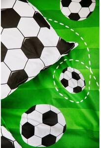 Lenjerie din bumbac pentru copii Bonami Selection Soccer, 140 x 200 cm