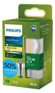 Bec LED Philips ULTRAEFFICIENT VINTAGE P45 E14/1,2W/230V 2700K
