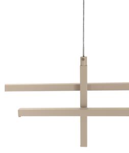 Eglo 901887 - Lustră LED suspendată pe cablu TREPILIANO LED/20W/230V bej