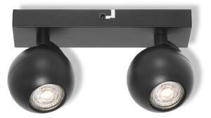 Osram - Lampă spot SPHERAL 2xGU10/6W/230V negru