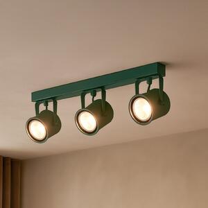 Argon Spot de tavan Canico, cu 3 becuri, verde, Verde, Camera de zi / sufragerie, Metal, Modern