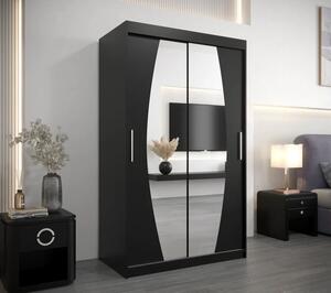 Dressing Cami, 120x60x200cm, cu oglinda, Wenge