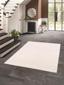 Covor Sufragerie Dormitor, Model Bjorn 38308 681, Dreptunghiular, Crem Dreptunghi, 160 x 230