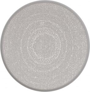 Covor Sufragerie Dormitor, Model Elis 48834 637,Rotund,Gri 120 x 120, Rotund