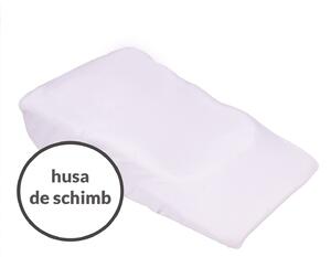 Husa schimb din bumbac 100% cu elastic roata pentru perna antireflux 70x40 cm Kidizi