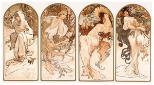 Reproducere The Seasons (1897), Alfons Mucha