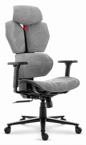 Scaun de birou pivotant textil ergonomic - HC-1010 GREY