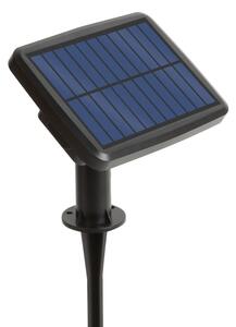Ghirlandă solară LED reglabilă 15xLED/1,5W/3,7/5V 2200 mAh 9 m IP65 neagră + telecomandă