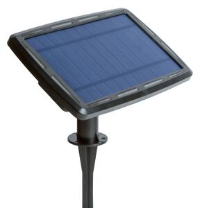 Ghirlandă solară LED reglabilă, 25 x LED, 1,5 W, 3,7/5 V, 2200 mAh, 15 m, IP65, negru, cu telecomandă
