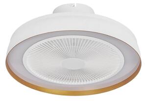 Osram - Plafonieră LED dimabilă cu ventilator de tavan LED/49W/230V alb/auriu + telecomandă