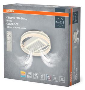 Osram - Plafonieră cu ventilator LED dimmabilă LED/55W/230V alb+telecomandă
