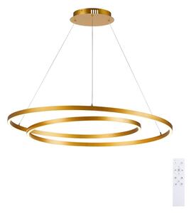 Brilagi-LED Lustră reglabilă pe cablu TWISTER LED/105W/230V 3000-6000K auriu + telecomandă