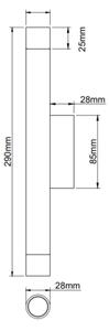 Open Design OR84559 - Aplica de perete Q 2xG9/3,5W/230V alb/auriu