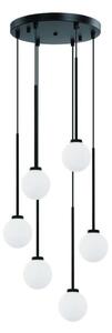 Open Design OR80636 - Lustră suspendată pe cablu OTA 6xG9/8W/230V neagră