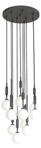 Open Design OR85372 - Lustru pe cablu ERO 10xG9/8W/230V negru