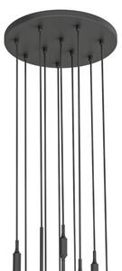Open Design OR85372 - Lustru pe cablu ERO 10xG9/8W/230V negru