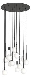 Open Design OR85402 - Lustră suspendată pe cablu ERO 12xG9/8W/230V, neagră