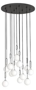 Open Design OR85389 - Lustră suspendată pe cablu ERO, 12 x G9, 8W, 230V, crom lucios