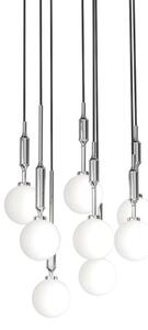 Open Design OR85327 - Lustră suspendată pe cablu ERO 8xG9/8W/230V crom lucios