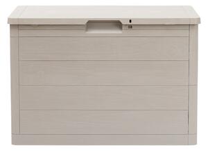 Cutie de depozitare pentru grădină gri deschis din plastic Woodys – Toomax