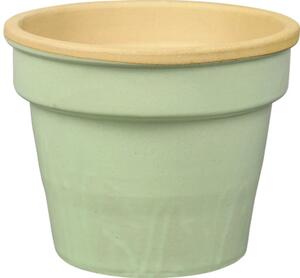 Ghiveci Lafiora argilă Ø 34 cm H 26,5 cm verde