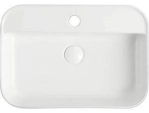 Lavoar pe blat Jungborn THREE 50x35 cm alb lucios