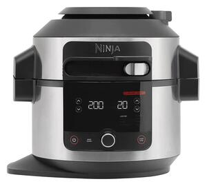Multicooker Ninja OL550EU, 1460W, 6 L, 11 programe, 11in1, SmartLid, Negru/Argintiu