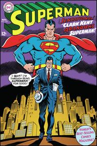 Poster de artă Superman Core - Clark Kent, (26.7 x 40 cm)