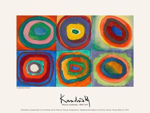 Artă imprimată Colour Study Two (Vintage Abstract) - Wassily Kandinsky, (40 x 30 cm)