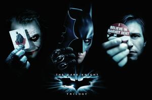 Poster de artă The Dark Knight Trilogy - Trio, (40 x 26.7 cm)